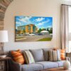 College of Education, Michigan State University, East Lansing 1950s - Canvas Print College of Education, Michigan State University, East Lansing 1950s - Canvas Print