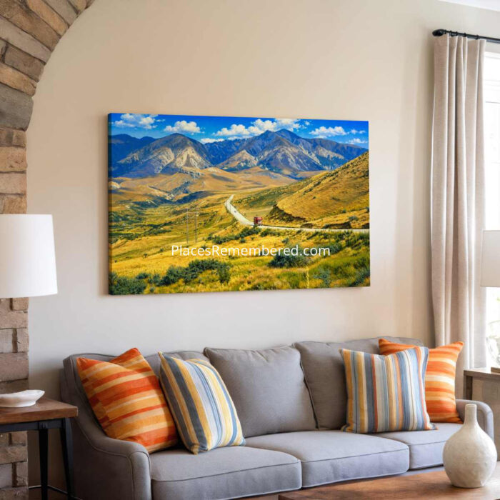 Arthur's Pass, South Island, New Zealand 1970s - Canvas Print