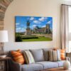 Monument à Napoléon, Place Napoléon, Cherbourg, France 1960s - Canvas Print
