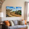 Ffestiniog Railway Harbour Station, Porthmadog, Wales 1970s - Canvas Print