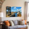Tyne Commission Quay, North Shields, England 1950s - Canvas Print Tyne Commission Quay, North Shields, England 1950s - Canvas Print