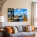 Tyne Commission Quay, North Shields, England 1950s - Canvas Print