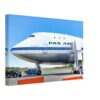 Pan Am Boeing 747 Clipper Plymouth Rock, Australia 1970s - Canvas Print acd07a8d-e293-4c2d-b6dc-369c51c52704