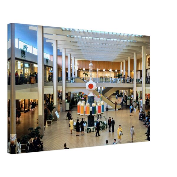 Midtown Plaza, Rochester, New York 1960s - Canvas Print adfadda6-5bb0-4f6f-90be-8318a2850394