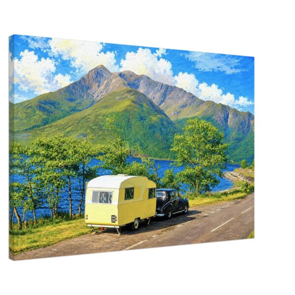 Loch Leven, Scotland 1960s - Canvas Print ae11ad4c-a28a-49b1-8982-13ce467744d0