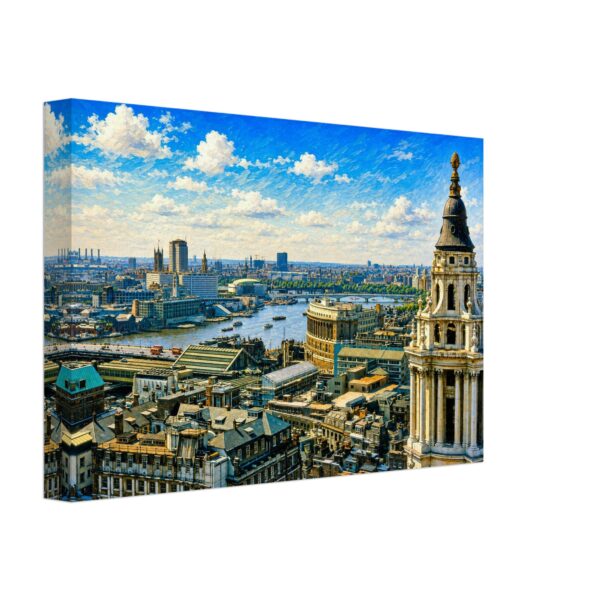 View from St Paul's Cathedral, London 1960s - Canvas Print aebe04d0-cb30-460a-ab27-e0b2351b8a8e