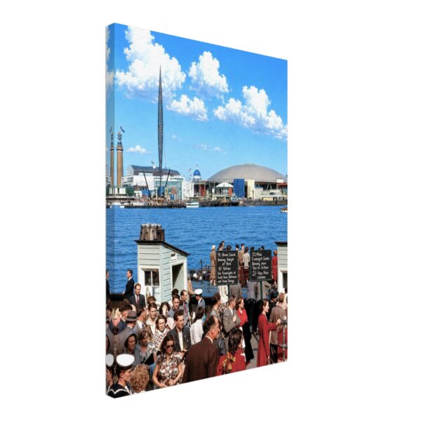 Festival of Britain, South Bank, London 1951 - Canvas Print b34f0d7c-07e1-4996-8ca7-9e5db2a8d543