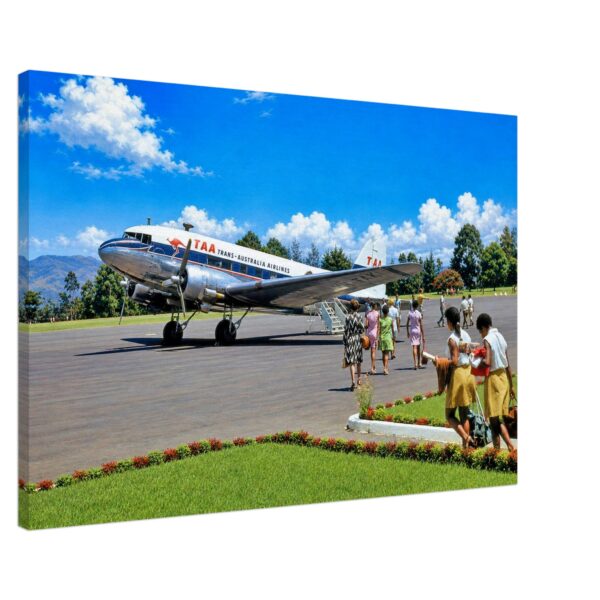 Trans Australia Airways DC-3, Papua New Guinea 1960s - Canvas Print b5177b3f-997a-4df8-8cec-ba63651e3517