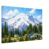 Mount Rainier, Washington 1960s - Canvas Print b6a34a85-1c85-4d00-aadc-f9b07bf14f90