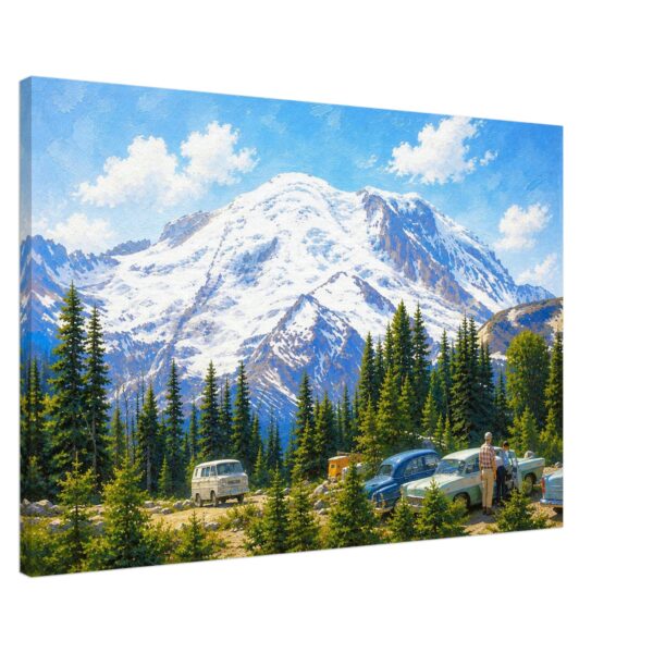 Mount Rainier, Washington 1960s - Canvas Print b6a34a85-1c85-4d00-aadc-f9b07bf14f90