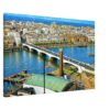 Waterloo Bridge and Royal Festival Hall, London 1960s - Canvas Print b6b7e7aa-140f-4c08-b9c7-55cdfe77526b
