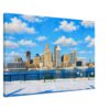 Detroit Riverfront and Boblo Boats 1960s – Canvas Print ba208893-22d8-4ee0-8314-7847988e32ec