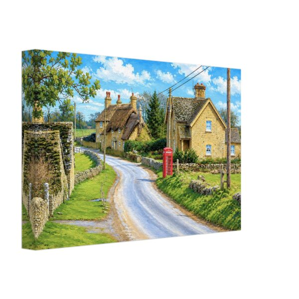 Little Badminton, Gloucestershire 1980s – Canvas Print bbd5b3f7-afa3-47d6-ada1-86f7e21fcb77