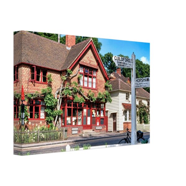 Abinger Hammer Post Office, Surrey, England 1950s - Canvas Print bef3cba4-5767-4557-af61-23c7a4df7c50