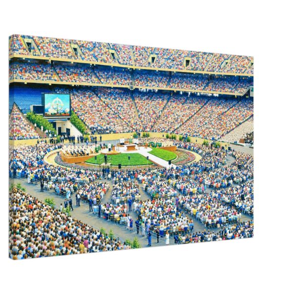 Pope John Paul II at the Pontiac Silverdome 1987 – Canvas Print c1487779-b56b-48b1-851c-a4d37d0c2e49