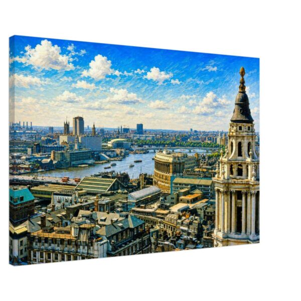 View from St Paul's Cathedral, London 1960s - Canvas Print c288bd90-78c1-4887-8e80-54acce74bf6f