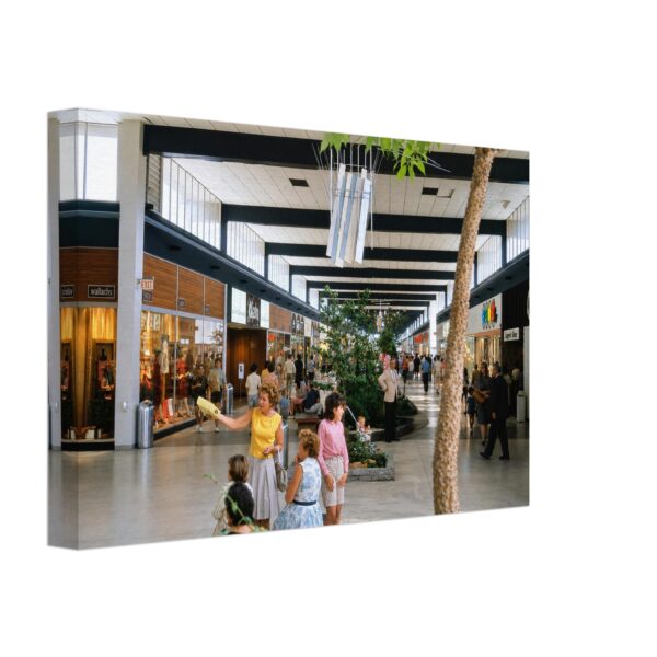 Walt Whitman Mall, South Huntington, New York 1960s - Canvas Print c662860b-cd60-487c-95bc-87b970447c3b