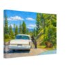 Bears and Chrysler 300 in Yellowstone National Park 1960s – Canvas Print c664b5e5-b06b-48d9-85e2-2baa107a7a7a