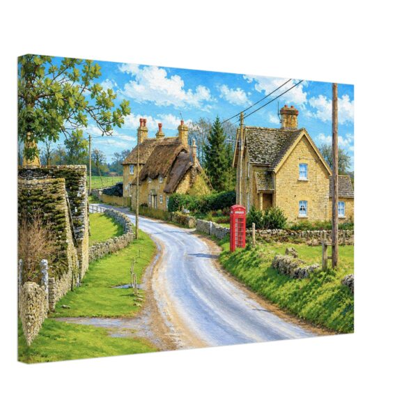 Little Badminton, Gloucestershire 1980s – Canvas Print c71ae481-07d3-476b-b0f4-2e6c80c027e0
