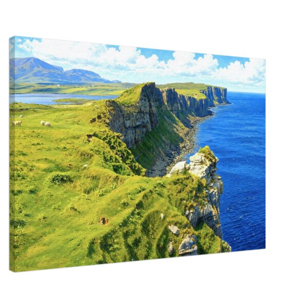 Kilt Rock, Isle of Skye, Scotland 1970s - Canvas Print c7ecf294-aa71-4e90-8a8c-2f3eefd5dd8d