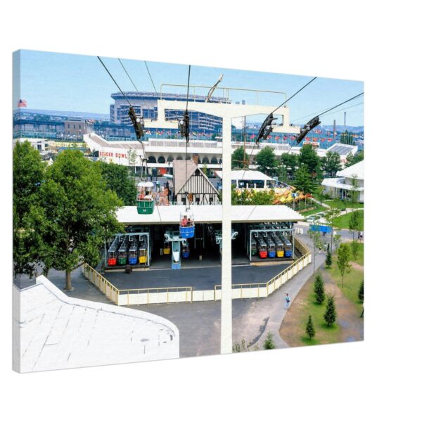 Swiss Sky Ride and Shea Stadium, New York World’s Fair 1964 - Canvas Print c9b9b95a-09f8-408f-a50f-bb2dfcd1c027
