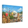 Skyway over Fantasyland at Walt Disney World 1970s – Canvas Print ca333564-c78b-406e-80b5-299e7ea75c38