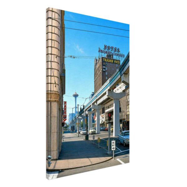 5th Avenue & Virginia Street, Seattle 1960s - Canvas Print cba4d9cc-4d94-4c32-83e2-557c46712961