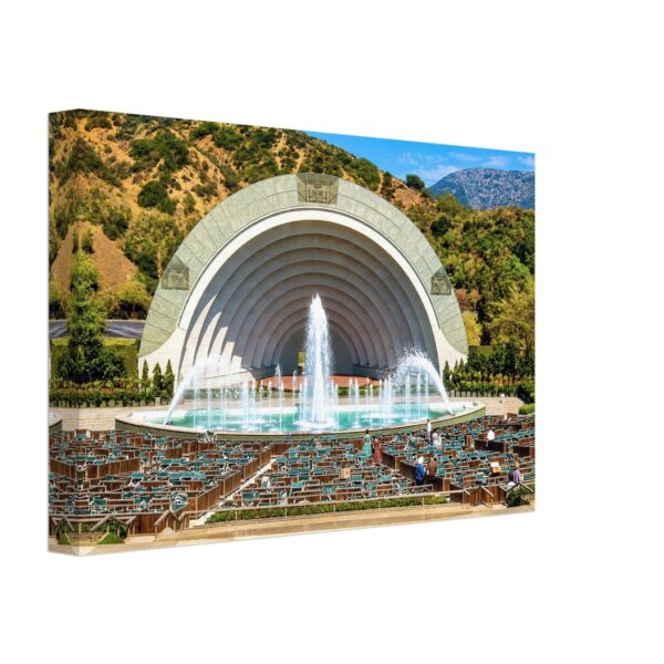Copy of Hollywood Bowl with Fountains, California 1950s - Canvas Print cd9cfd14-7bcc-42ed-91b6-7290351942e3