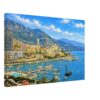 Monaco Harbor and Monte Carlo, Monaco 1960s - Canvas Print d0a7c2a1-e6ea-401f-b643-94cd8eeb322d