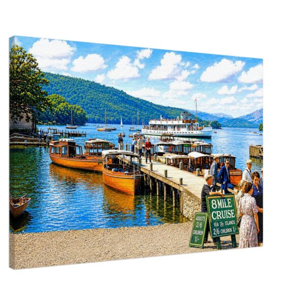 Lake Windermere, Cumbria 1950s - Canvas Print d2300823-ce61-4a16-8e54-063345d98f3e
