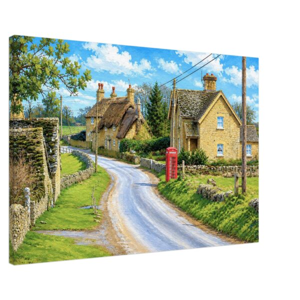 Little Badminton, Gloucestershire 1980s – Canvas Print d3057ecb-c897-49d9-9e81-0c06e1281942