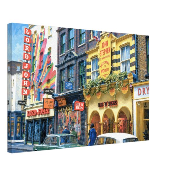 Carnaby Street, London 1960s - Canvas Print d5d696b5-404b-4e13-9988-b2572a906a2d