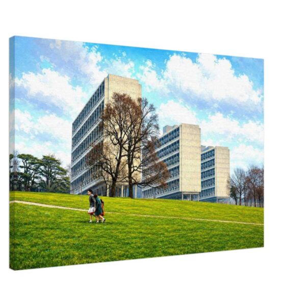 Highcliffe Drive, Alton Estate, Roehampton 1950s - Canvas Print da8c3f7b-6cb1-4e92-a602-98ea7c1fe390