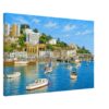 Torquay Harbour, Devon, England 1970s - Canvas Print dab6cb3b-8947-4784-8414-2ddbebe4869c