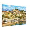 Menton, French Riviera, France 1980s - Canvas Print dbb6a72c-b716-4de4-840f-a738bb6ae1ae