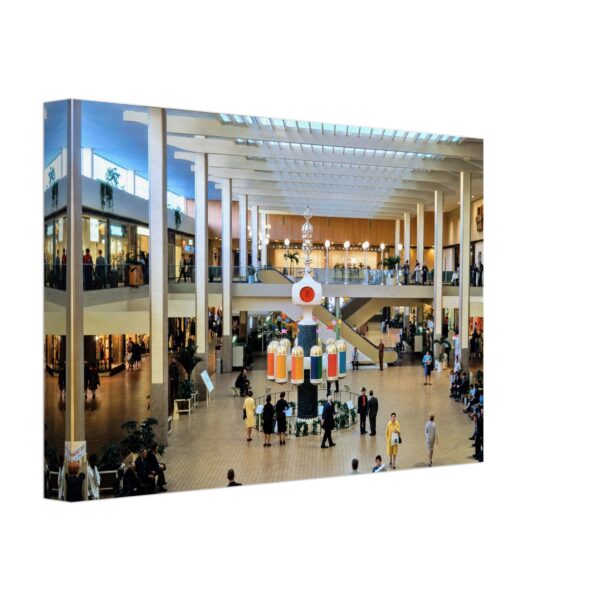 Midtown Plaza, Rochester, New York 1960s - Canvas Print dbfd226f-d2fe-435a-ad7e-4fdb06cceec7