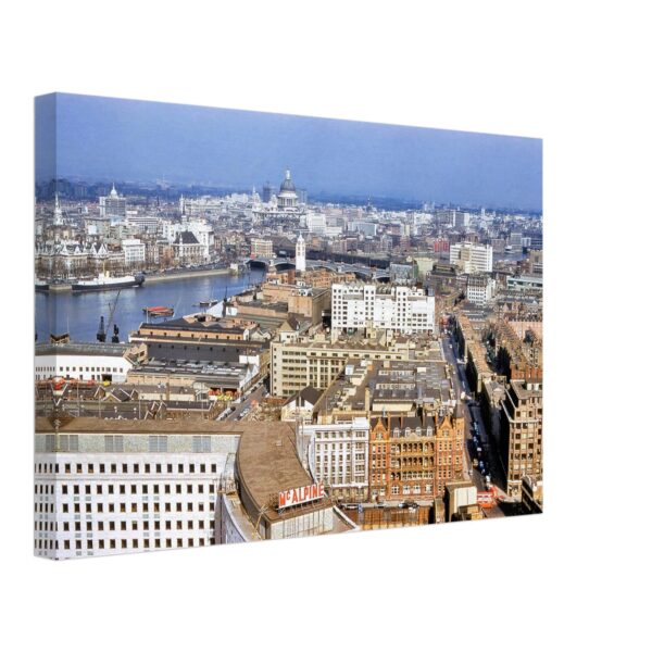 London Skyline from the Shell Centre Tower 1961 - Canvas Print dd3e0013-1636-4fe1-a912-a300c3e054fe