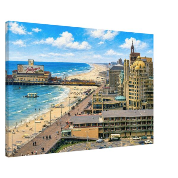 Atlantic City Boardwalk, New Jersey 1960s - Canvas Print dd92be06-835f-4147-8d99-3e0f840889e4