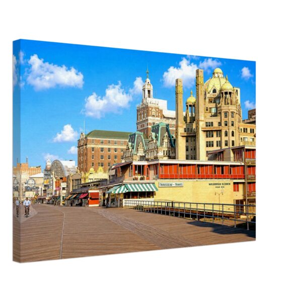 Copy of Atlantic City Boardwalk in the 1960s - Canvas Print ddba7ea7-3755-4736-a355-ecc55bd86851