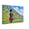 Bagpiper in Glencoe, Scotland 1970s - Canvas Print dfe75d5e-d253-434f-be7f-1c3727c04b20