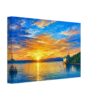 Sunset in Oban, Scotland 1970s - Canvas Print e01a96e6-c762-4470-b6ac-b0aeed504c45