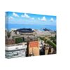 Terminal Tower View of Cleveland Stadium, Cleveland 1950s - Canvas Print e036bf48-127c-455a-986e-8e34e83fa345