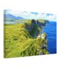 Kilt Rock, Isle of Skye, Scotland 1970s - Canvas Print e2d812d5-5655-4115-ad54-1393bbeb2713