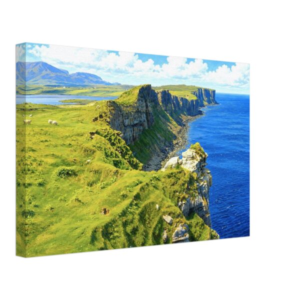 Kilt Rock, Isle of Skye, Scotland 1970s - Canvas Print e2d812d5-5655-4115-ad54-1393bbeb2713