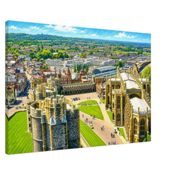 Windsor Castle, Windsor, England 1970s - Canvas Print e387c0ae-339d-440c-a621-e251a79bb49d