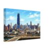 John Hancock Center Under Construction, Chicago 1960s - Canvas Print e3cd5f50-0af2-4af6-a8f7-d68d0d776bbd