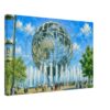 Unisphere and Fountains, New York World’s Fair 1964 – Canvas Print e9ab8334-fa37-42aa-9ecd-5d30050a3abf