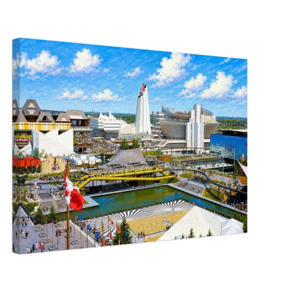 Expo 67 Pavilions, Montreal, Canada 1960s – Canvas Print ee0755c2-c6b7-40c8-bbf5-e0a60c72497d