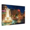 Trafalgar Square at Night, London 1960s – Canvas Print eeb0db78-bf68-4061-a2f9-0dfadaa9aa79