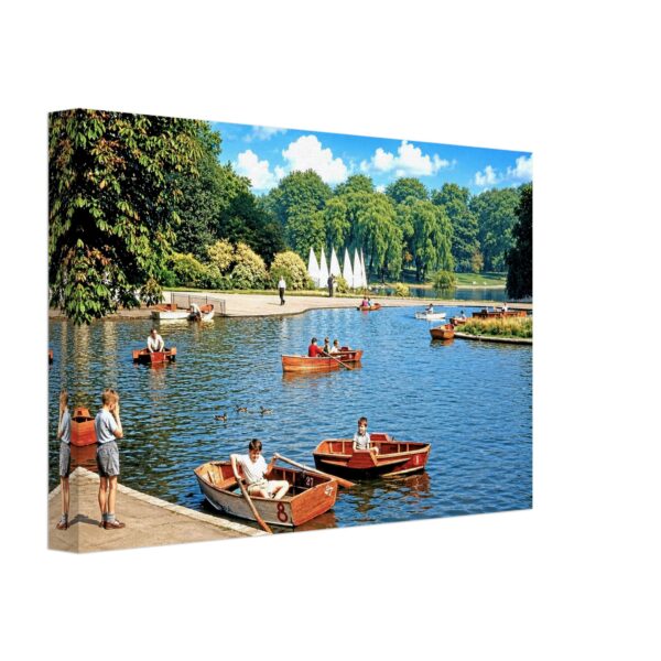 Regent's Park Boating Lake, London 1960s - Canvas Print f02004b0-59a0-475c-a0a5-b6640b35ffa7